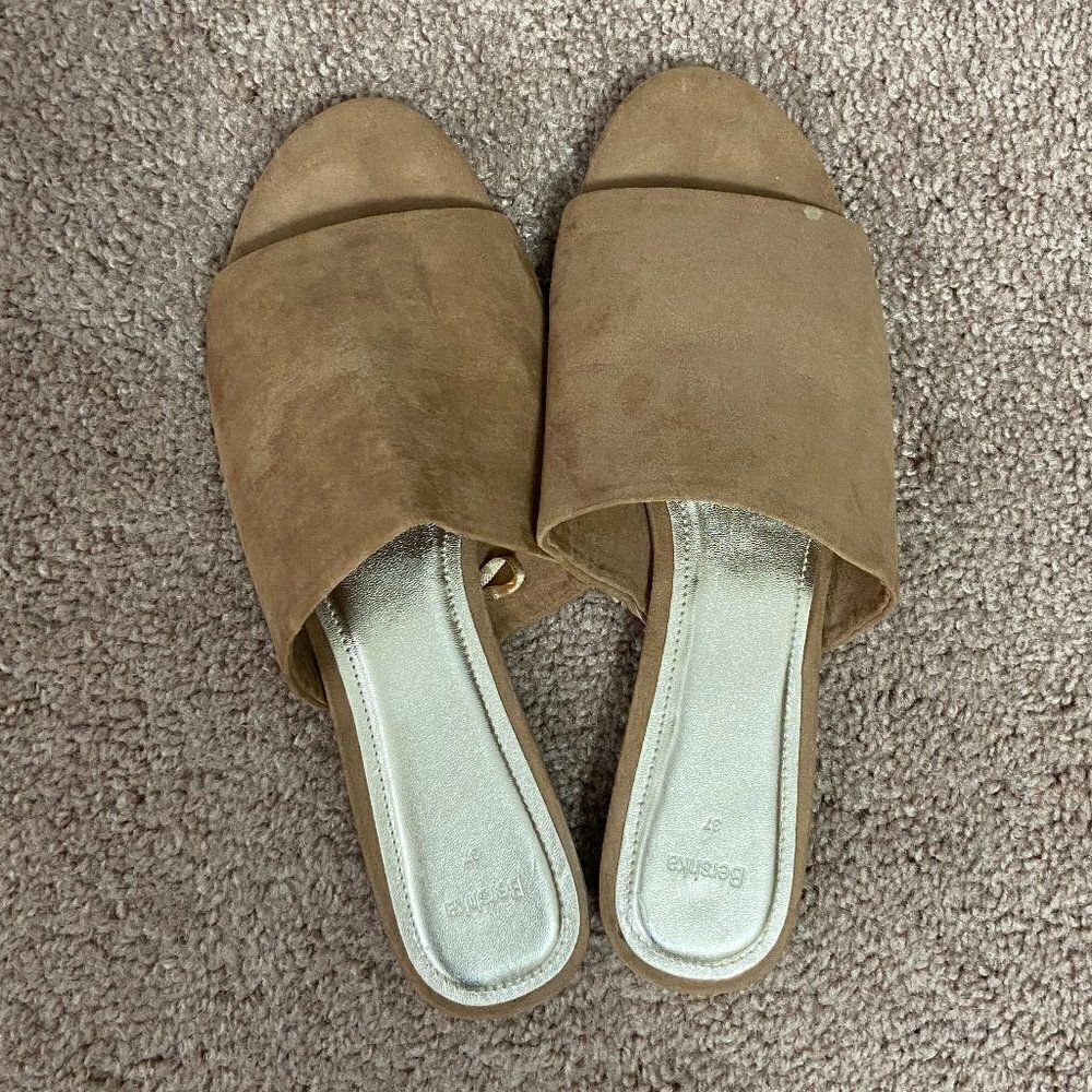 Bershka Brown Sandals 
